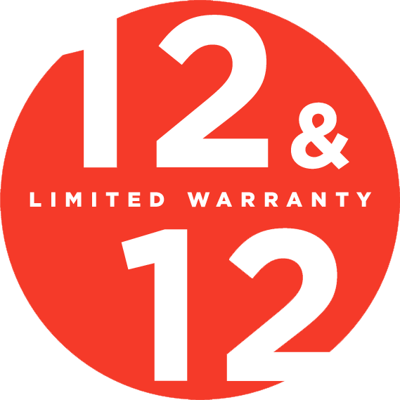 12&12 Logo 12/12 limited warranty